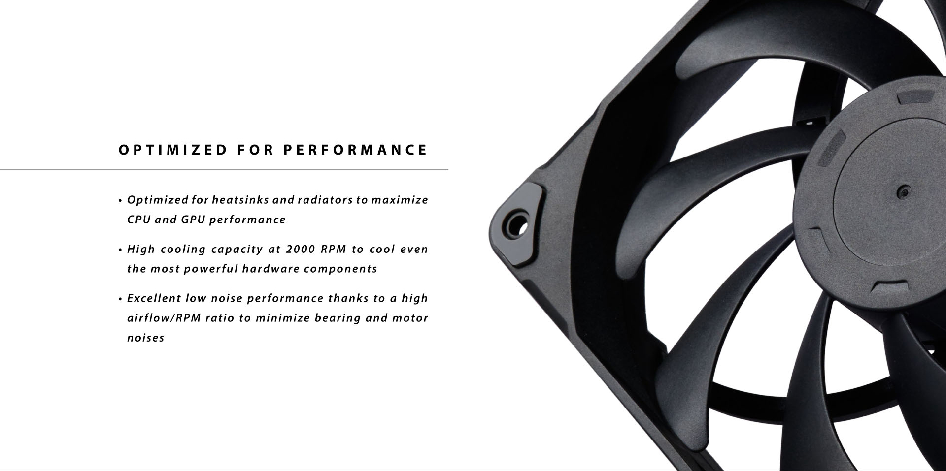 Ocypus Delta F12 PC Case Fans - 120mm PWM High Airflow Cooling Fan 3-Pack White